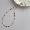 Statement 2mm Multicolor Round Natural Shell Chokers Necklaces for Women Strand Beaded Necklace Beach Jewelry - Image 3