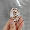 Rhinestone Feather Brooch Pin in Gold-Tone and Silver-Tone Styles - Image 29