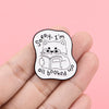Jesus Quotes Enamel Pin Funny Orange Frog Brooch For Coat Cartoon Girl Brooches Lapel Badges Jewelry Gift for Friends - Image 2