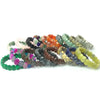 Multi-Faceted 10 x 14 mm Beaded Bracelet in Mixed Stone Colors - Image 4