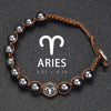 Hand Knitted 12 Zodiac Bracelets Hematite Stainless Steel Leo Libra Bracelet Couples Friendship Gifts Bracelets Jewelry - Image 9