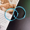 2 pcs colorful Wax Rope Anklet for Men Women Adjust Adjustable Foot Bracelet Gift for Friend - Image 15