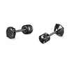 Men's Stainless Steel Stud Earrings with Color and Five-Pair Options - Image 6
