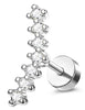 Flat-Back Cartilage Piercing Studs and Hoops in Multiple Styles - Image 7