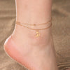 Stainless Steel Anklets for Women Sun Flower Leaves Moon Star Foot Bracelet Jewelry Summer Beach Accessories - Image 34