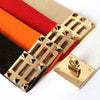 Broadband Punk Rivet PU Leather Bracelet Ladies Adjustable Three-section Buckle Exaggerated Multicolor Women Jewelry - Image 5