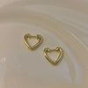 Smooth Star Zircon Hoop Earrings for Women Girls Metal Chunky Sun Rhinestone Ear Buckle Punk Y2K Jewelry - Image 31