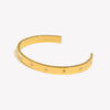 Open Eight Pointed Star Zircon Bracelet 316L Stainless Steel Bracelet for Women Gold Plated Jewelry - Image 3