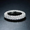 Promise Wedding Ring for Women Micro Paved Cubic Zirconia Simple Versatile Engagement Proposal Ring Party Jewelry - Image 4
