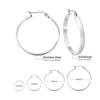 Hoop Earrings Stainless Steel Gold Plated Round Huggie Earrings For Women Party Jewelry Gifts Accessories - Image 8