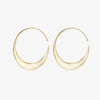 Elegant Simple Designed Golden Plated Hoop Earrings for Women Bohemian Style Daily Versatile for Wedding Vintage Jewelry - Image 6