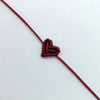 Braided Heart Rope Bracelet Adjustable in Many Colors - Image 12
