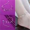 Silver Color Stamp Anklets For Women Foot Leg Chain Link Bracelet Tassel Charms Beach Accessories Jewelry For Female - Image 23