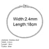 Simple Design Stainless Steel Pull-out Adjustable Bracelet Golden Color Snake Chain Bangle for Women Girl Men Beads Jewelry Gift - Image 15