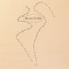 Colourful Crystal Zircon Necklace for Women Shiny Rhinestone Long Tassel Choker Bohemian Statement Jewelry Gifts - Image 3