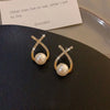 Light Imitation Pearl Stud Earrings Sweet Heart-shaped Ear Stud For Women Party Wedding Brid Jewelry Gift K - Image 8