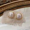 Retro French Sweet Pearl Temperament Drop Earrings Black White Beads Senior Simplicity Women Earrings Jewelry - Image 9