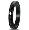 Black White Color Cutting Ceramics Rings Jewelry Classic Wedding Engagement Rings For Women Anneaux - Image 12