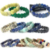 10 x 15 mm Faceted Bead Bracelet with Color Choices - Image 1