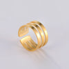 Rings For Men Stainless Steel Double Layer Hollow Open Ring Simple Round Cut Adjustable Jewelry Anniversary Gift - Image 10