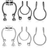 3/24pcs 316L Stainless Steel Fake Magnetic Septum Nose Hoop Ring,Horseshoe Clip On Nose Ring No-Pierced Septum Ring - Image 9