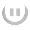3pcs Women's Jewelry Set Rhinestone Earrings Necklace Wedding Party Accessories-4068 - Image 5