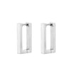 Stainless Steel Hoop Earrings For Women Men Heart Star Oval Rectangle Round Triangle Gold Color Punk Hip Hop Jewelry - Image 16