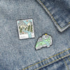 Travel Brooch Field Crossing Hiking Scenery Snow Scene Mountain Peak Alloy Clothing Accessories Backpack Brooch Badge Lapel Pins - Image 6
