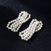 Three-Row Glass Bead Stretch Bracelet with Rhinestone Details - Image 10