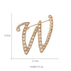 English Letters A K D Pearl Brooches Lapel Pins Female Corsage Jewelry Gifts for Women Accessories - Image 14
