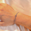 Love Knot Double Snake Chain Bracelet in Stainless Steel - Image 17