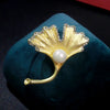 Vintage Enamel Flower Leaf Brooch, Mixed Style Pearl Rhinestone Brooch, Women's Wedding Party Elegant Jewelry Accessories - Image 19