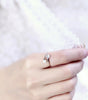Silver Rings Open Design Silver Zirconia Adjustable Ring Party Jewelry For Women - Image 3
