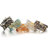 Hollow Star Metal Beads Leather Bracelet Multilayer Glitter Filled Slim Strips Wrap Bracelets Female Jewelry Gifts - Image 4