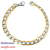 Stainless Steel Couple Men/Woman Bracelets Curb Cuban Link Chains On Hand Rock Bracelet Wrist Jewelry Gifts - Image 14