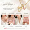 Letter Necklace for Women Pink Zircon Heart-shaped Pendant Suitable for Girls to Wear Personalized Gold-plated Jewelry - Image 6