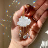 Rain Cloud Earring Long Tassel Crystal Teardrop Dangle Earrings for Women Simple Creativity Daily Jewelry Pendant Gifts - Image 1