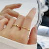 Stainless Steel Rainbow Color Cubic Zircon Stone Finger Rings for Women Gold Plated Stacker Ring Jewelry Gift - Image 2