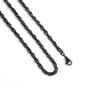 1 Piece Width 3mm Stainless Steel Double Cable Square Chain Men Women Necklace Jewelry Length 21-80cm - Image 6