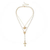 Rosary Coin Catholic Chokers Long Tassel Pendant Cross Jewelry Accessories Clavicle Chain Necklaces - Image 7