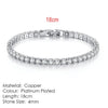 Dazzling Tennis Bracelet For Women Men 4/5mm Shiny Zircon Iced Out Chain Crystal Couple Men's Women's Bracelet Jewelry - Image 23