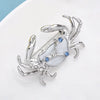 Animal Cancer Rhinestone Star Crab Brooch Pins 2 Colors Elegant Zodiac Jewelry Accessory Gift - Image 6