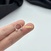 2Pcs Stainless Steel Crystal CZ Tragus Piercing Helix Studs Earrings For Women Girls Hoop Nose Ring Body Piercing Jewelry - Image 2