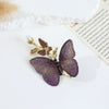 Women's Rhinestone Pearl Butterfly Brooches Fabric Embroidered Butterfly Insect Brooch Pin Party Office Jewelry - Image 4