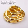 Alloy Bendable Snake Necklace Silver Color Gold Color Flexible Choker Punk Twistable Bracelet for Women Girls Creative Gift - Image 6