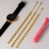 Sparkling Oval Zirconia Tennis Chain Bracelet Gold Plated Stainless Steel Dainty Chain Jewelry for Women Gift - Image 2
