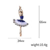 Enamel Ballerina Brooches for Women Pearl Elf Pins Rhinestone Girls Banquet Party Backpack Gift Jewelry Accessories - Image 23