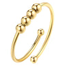 Punk Rings For Women Men Spiral Fidget Beads Ring Jewelry Rotate Freely Stainless Steel Ring Gift - Image 9
