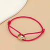 Simple Unisex Bracelet 3 Metal Round Circle Accessory Adjustable Men's Rope Bracelet for Women Jewelry Gifts - Image 11