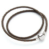 1 Strand Double layer Braided Leather Bracelet Charm Bracelets For Women Men Jewelry Festival Gift Christmas Gift - Image 12